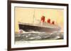 Cunard Queen Mary, Ocean Liner-null-Framed Premium Giclee Print