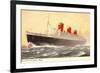 Cunard Queen Mary, Ocean Liner-null-Framed Premium Giclee Print