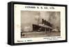 Cunard S.S. Co, R.M.S Lusitania and Mauretania-null-Framed Stretched Canvas