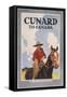 Cunard to Canada, a Welcome Awaits You-Frank Newbould-Framed Stretched Canvas