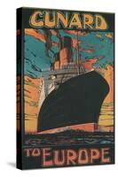 Cunard to Europe-null-Stretched Canvas