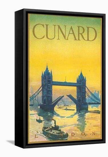 Cunard Travel Poster-null-Framed Stretched Canvas