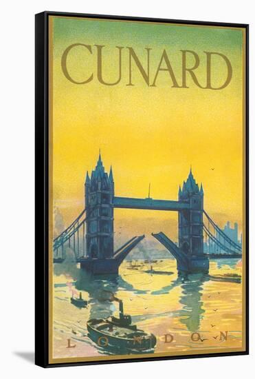 Cunard Travel Poster-null-Framed Stretched Canvas