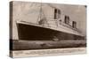 Cunard White Star Line Liner RMS Queen Mary-null-Stretched Canvas