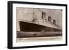 Cunard White Star Line Liner RMS Queen Mary-null-Framed Giclee Print