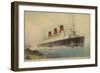 Cunard White Star Line Liner RMS Queen Mary-null-Framed Giclee Print