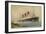 Cunard White Star Line Liner RMS Queen Mary-null-Framed Giclee Print