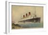 Cunard White Star Line Liner RMS Queen Mary-null-Framed Giclee Print