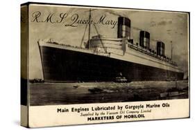 Cunard White Star Line R.M.S. Queen Mary-null-Stretched Canvas