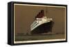 Cunard White Star Line, Steamer Aquitana, Biplane-null-Framed Stretched Canvas