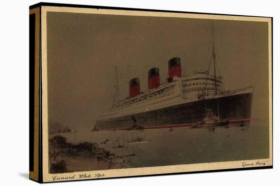 Cunard White Star Line, Steamer Queen Mary-null-Stretched Canvas