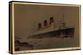 Cunard White Star Line, Steamer Queen Mary-null-Stretched Canvas