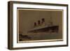 Cunard White Star Line, Steamer Queen Mary-null-Framed Giclee Print