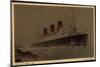Cunard White Star Line, Steamer Queen Mary-null-Mounted Giclee Print