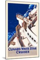 Cunard White Star Line-William Howard Jarvis-Mounted Art Print