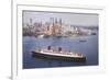 Cunard White Star Liner-null-Framed Art Print