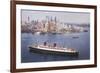 Cunard White Star Liner-null-Framed Premium Giclee Print