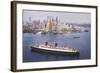 Cunard White Star Liner-null-Framed Art Print