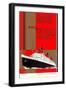 Cunard-White Star RMS Queen Mary-William Howard Jarvis-Framed Art Print