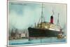 Cunard White Star-null-Mounted Art Print