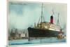 Cunard White Star-null-Mounted Premium Giclee Print