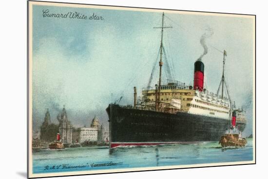 Cunard White Star-null-Mounted Art Print