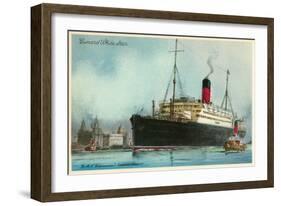 Cunard White Star-null-Framed Art Print