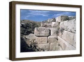 Cuneiform Inscriptions on Stones, Ruined Aqueduct, Jerwan, Iraq, 1977-Vivienne Sharp-Framed Photographic Print