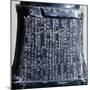 Cuneiform Writing on the Base of Headless Statue of Prince Gudea-null-Mounted Giclee Print