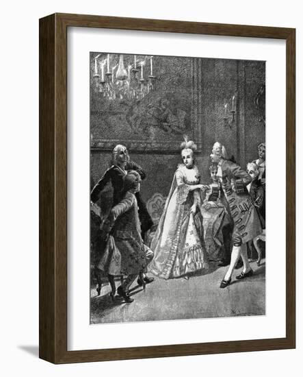 Cunning Widow, Act III, Scene XXV Comedy-Carlo Goldoni-Framed Giclee Print