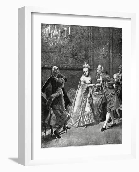 Cunning Widow, Act III, Scene XXV Comedy-Carlo Goldoni-Framed Giclee Print