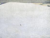 Schneelandschaft (paysage de neige) dit aussi Grosser Winter (Grand hiver)-Cuno Amiet-Framed Stretched Canvas