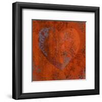 Cuore Orange-Roberta Ricchini-Framed Art Print