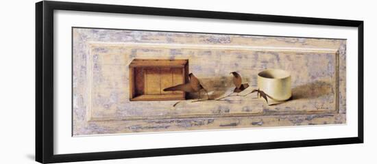 Cup and Box-Grau Verger-Framed Art Print