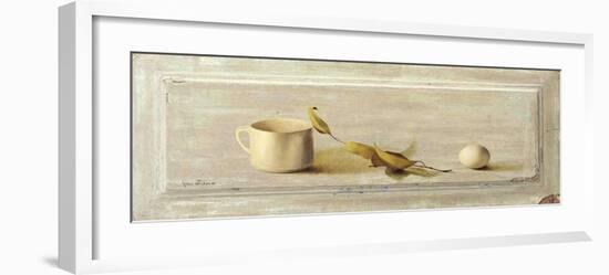 Cup and Egg-Grau Verger-Framed Art Print
