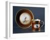 Cup and Saucer Decorated with Birds, 1790-null-Framed Giclee Print