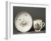 Cup and Saucer Decorated with Garden Views, 1780-null-Framed Giclee Print