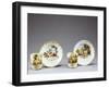Cup and Saucer Decorated with Still Life, Porcelain-null-Framed Giclee Print