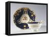 Cup and Saucer with Floral Decorations, Porcelain, 1880-null-Framed Stretched Canvas