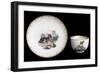 Cup and Saucer with Goats and Sheep-null-Framed Giclee Print