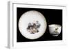 Cup and Saucer with Goats and Sheep-null-Framed Giclee Print