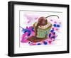 Cup Cake-Wolf Heart Illustrations-Framed Giclee Print