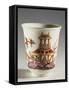 Cup Decorated with Chinese Building-null-Framed Stretched Canvas