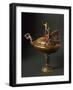 Cup Decorated with Hercules and Hydra, Jasper, Enameled Gold, Pearls and Precious Stone-null-Framed Giclee Print