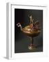 Cup Decorated with Hercules and Hydra, Jasper, Enameled Gold, Pearls and Precious Stone-null-Framed Giclee Print