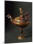 Cup Decorated with Hercules and Hydra, Jasper, Enameled Gold, Pearls and Precious Stone-null-Mounted Giclee Print