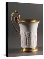 Cup Decorated with Palmette Motif, 1810-1820-null-Stretched Canvas