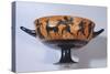 Cup Depicting a Winged Demon, Pandarus and Dog-null-Stretched Canvas