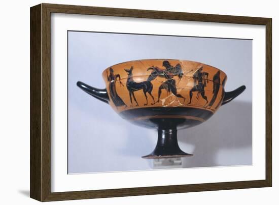 Cup Depicting a Winged Demon, Pandarus and Dog-null-Framed Giclee Print