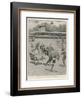 Cup Final Aston Villa Win Against West Bromwich Albion at the Crystal Palace. Final Score 1-0-H.m. Paget-Framed Art Print